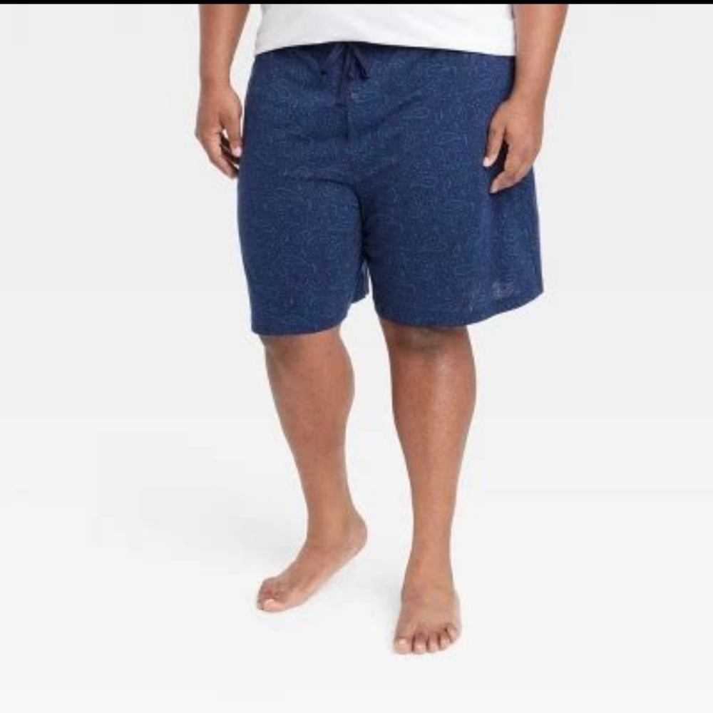 #M06 Goodfellow  Men's Navy Knit  Shorts